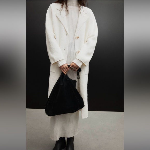 Mango Ribbed Knit Dress With Opening - Picture 5 of 8